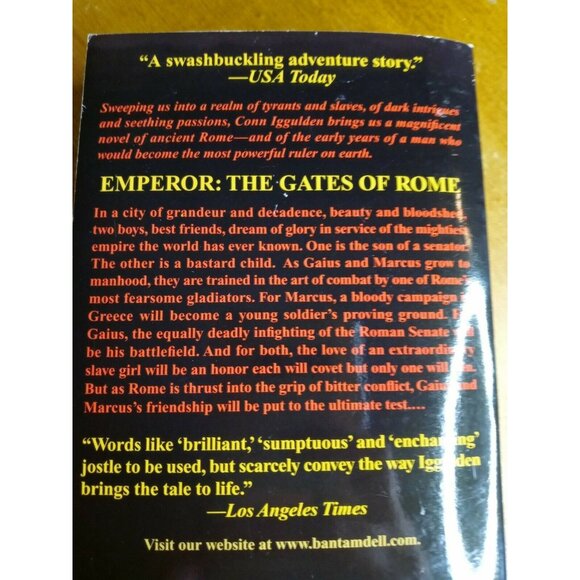 Emperor: The Gates Of Rome By Conn Iggulden Historical Fiction Paperback - Picture 2 of 5